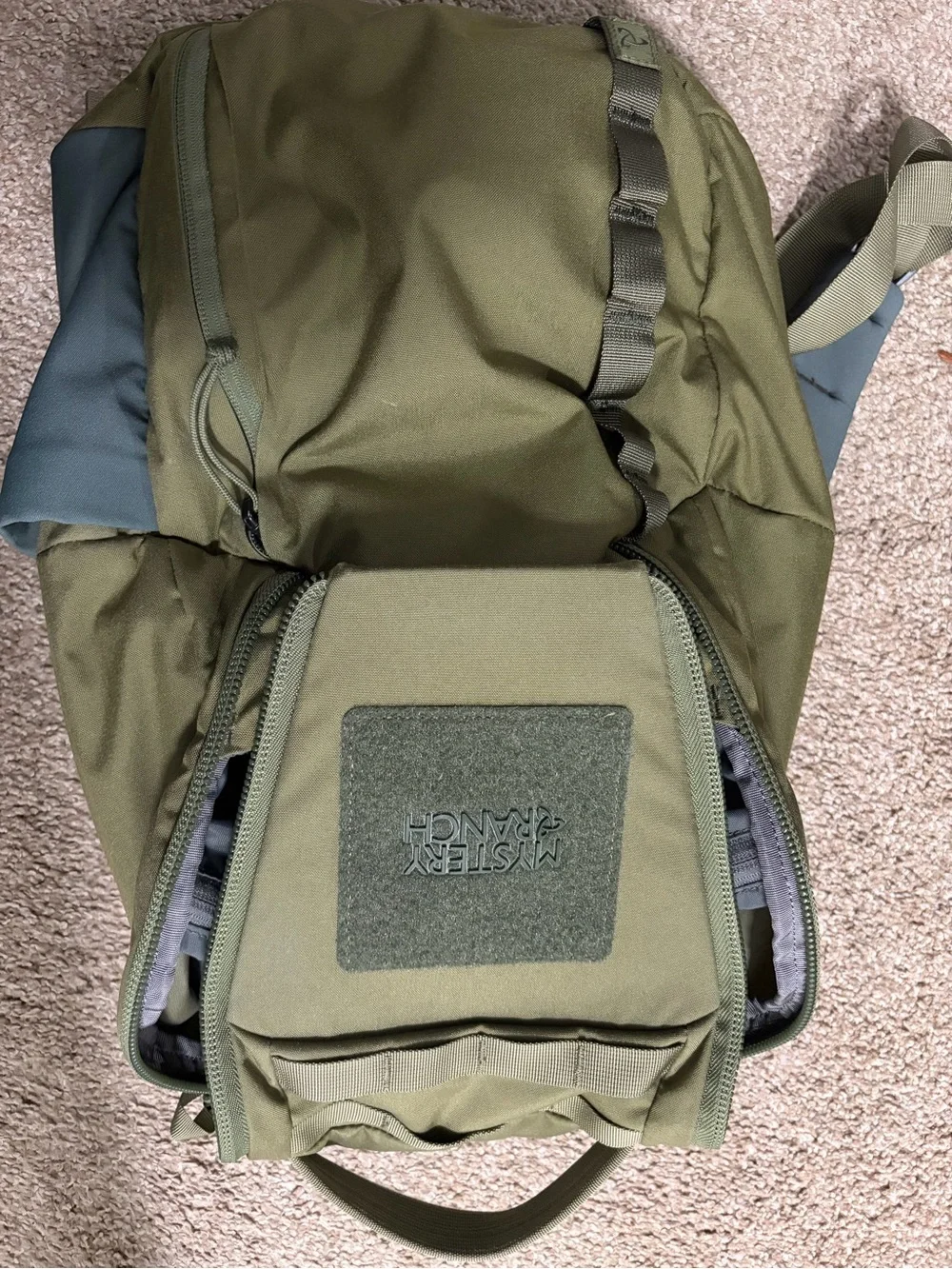 MYSTERY RANCH Olive Green Everyday Tactical Backpack with Side Pocket